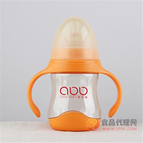 爱佰蓓奶瓶PPSU180橙色瓶装