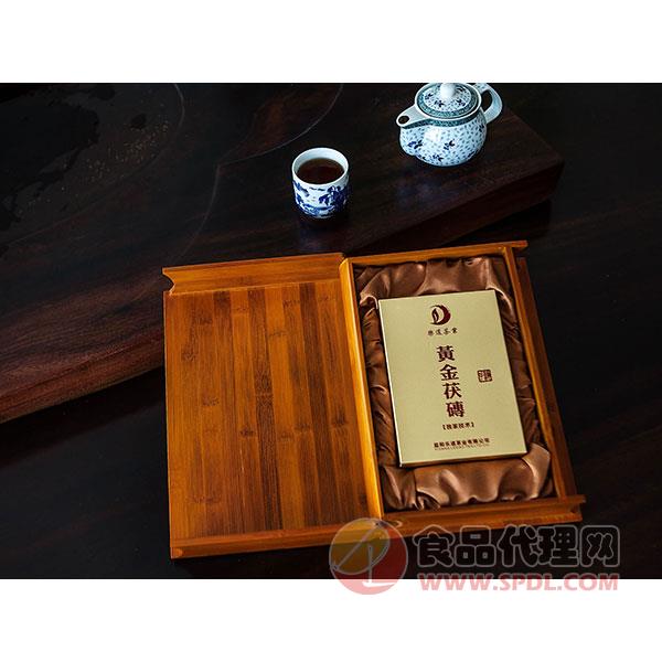 乐道茶业黄金茯砖茶叶500g