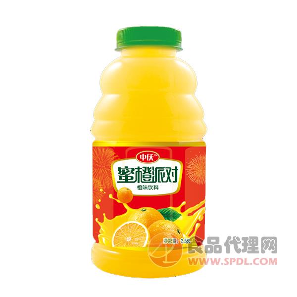 中仸蜜橙派对橙汁饮料2.58L