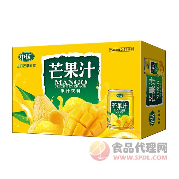 中仸芒果汁饮料礼盒