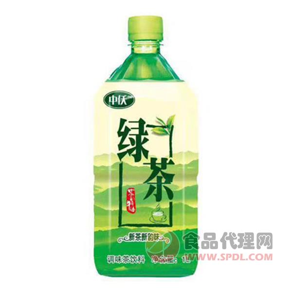 中仸绿茶饮料1L