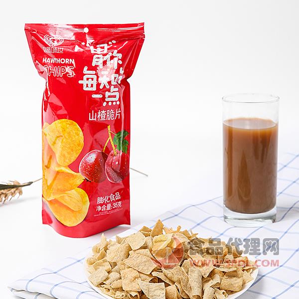 凤凰味世山楂脆片膨化食品35g