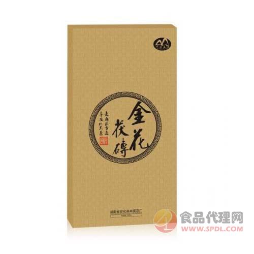 古道麻溪金花茯砖茶叶800g