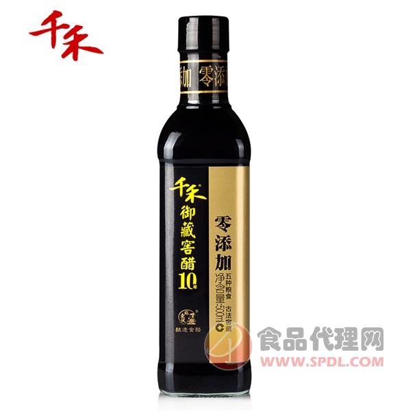 千禾零添加窖醋御藏10年醋500ml