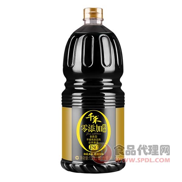 千禾零添加酿造酱油1.8L