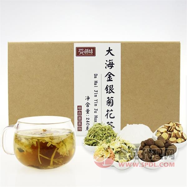 花师妹胖大海金菊花茶240g