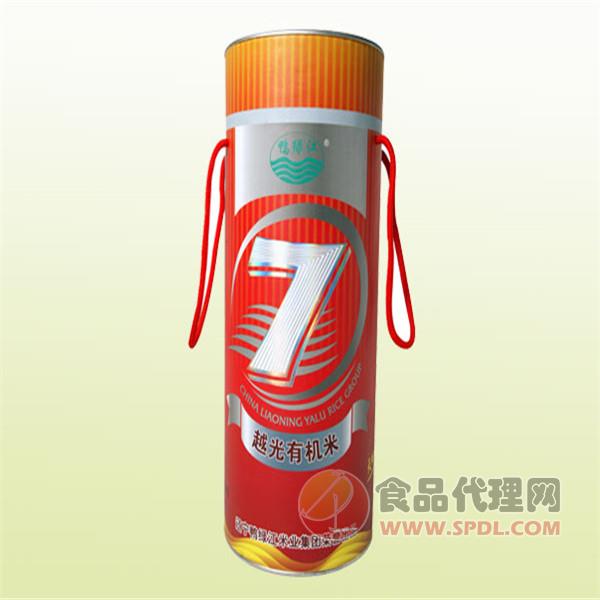 鸭绿江7系越光有机米红色罐装2.5kg