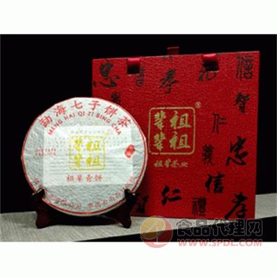 祖辈2018年青饼茶叶357g