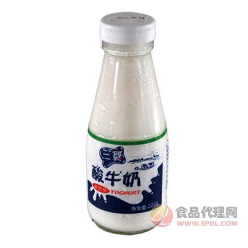 三寰酸牛奶瓶装220g