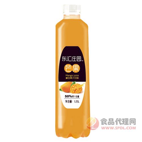 东汇庄园芒果复合果汁饮料1.25L