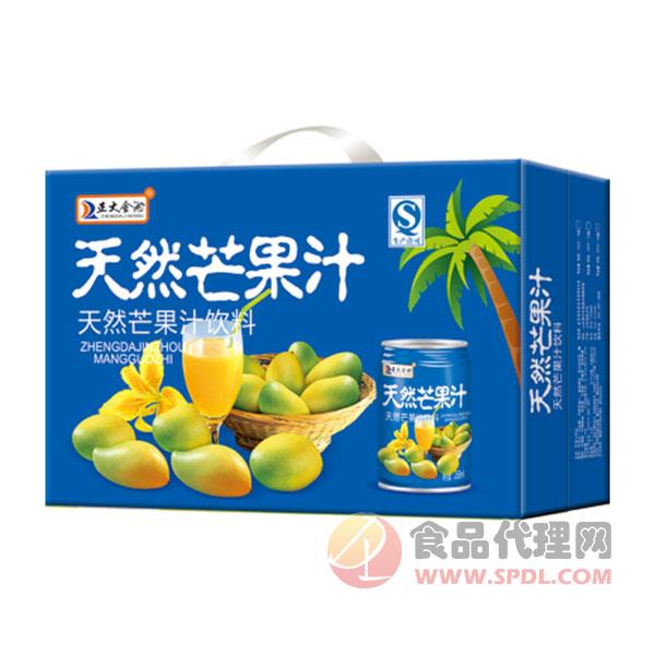 正大金洲天然芒果汁饮料礼盒