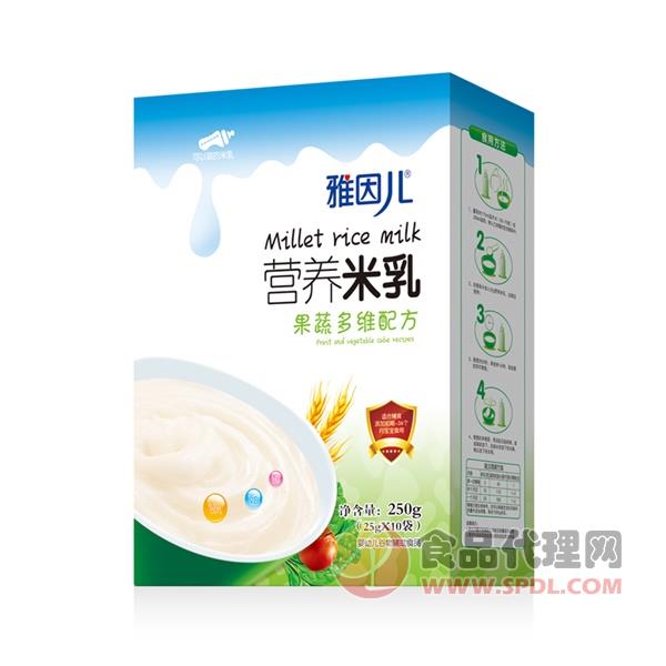 雅因儿营养米乳果蔬多维配方250g