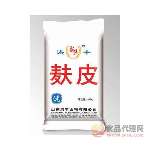 洪丰麸皮面粉40kg