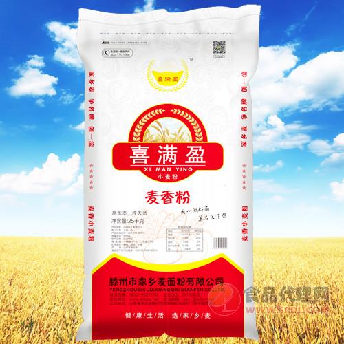 喜满盈牌麦香粉25kg