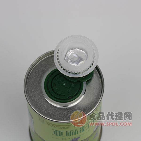 同仁堂亚麻籽油瓶口展示150ml