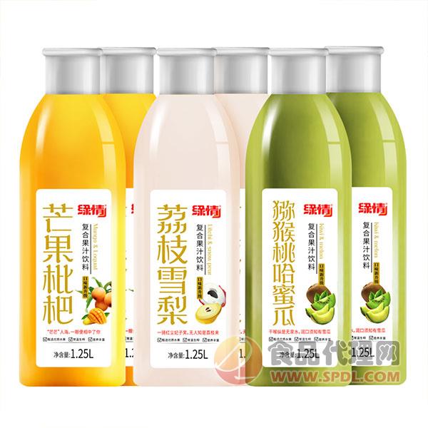 绿情复合果汁饮料1.25L