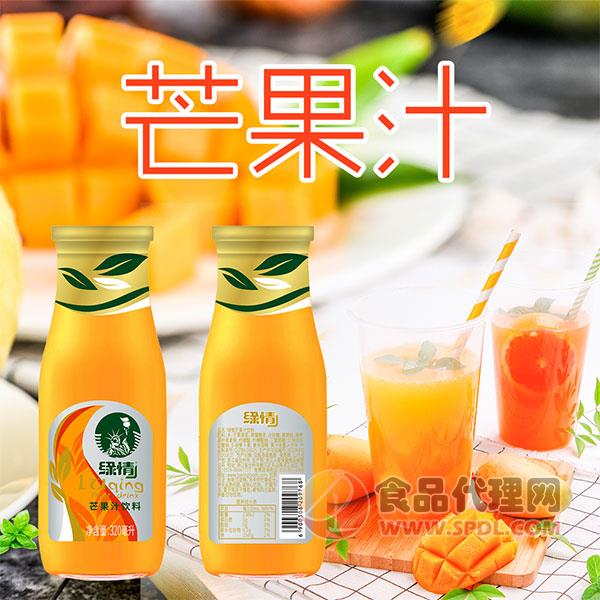 绿情芒果汁饮料320ml