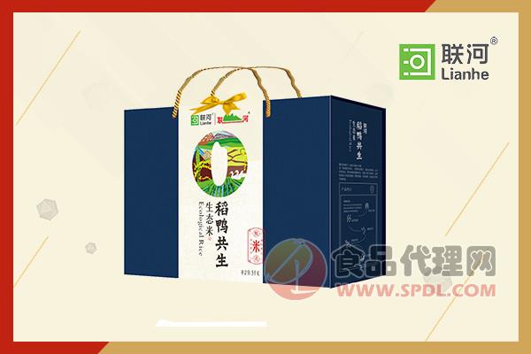 联河稻鸭共生生态米盒装
