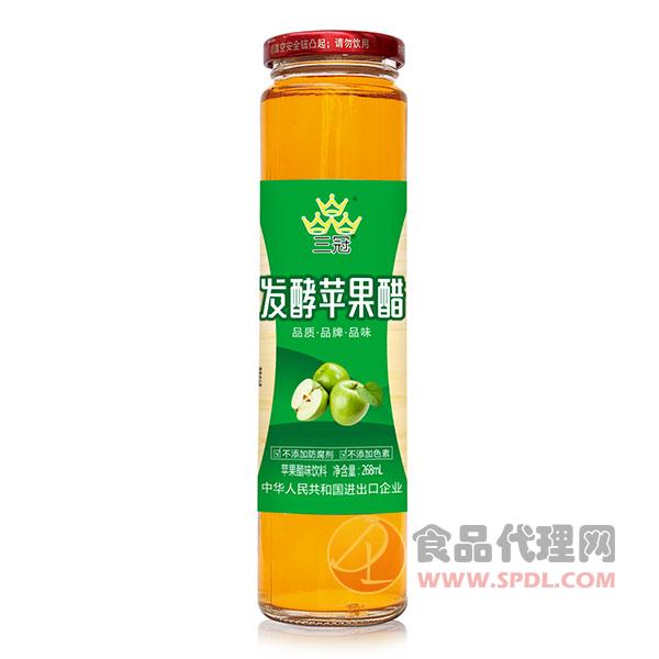 三冠发酵苹果醋饮料268ml
