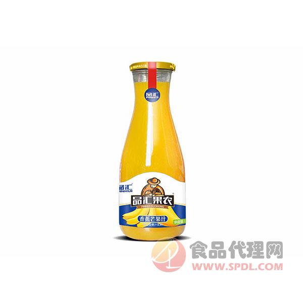 品汇果农香蕉芒果汁饮料1.5L
