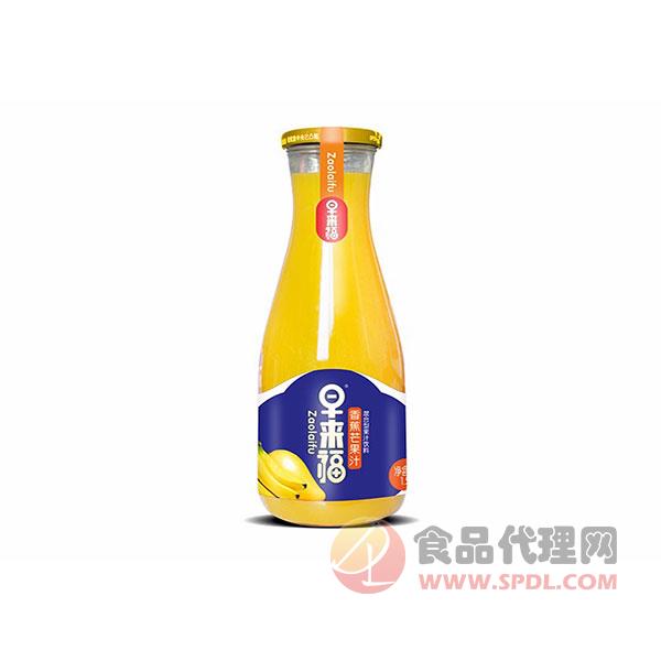 早来福香蕉芒果汁复合型果汁饮料1.5L