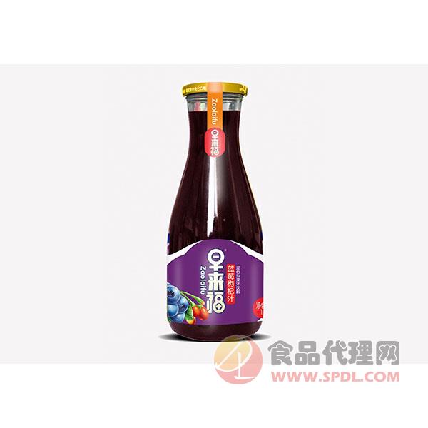 早来福蓝莓枸杞汁复合果汁饮料1.5L