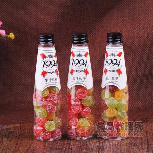 巧悦1994五彩果汁软糖瓶装