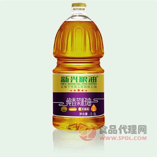 新兴粮油纯香菜籽油2.5L
