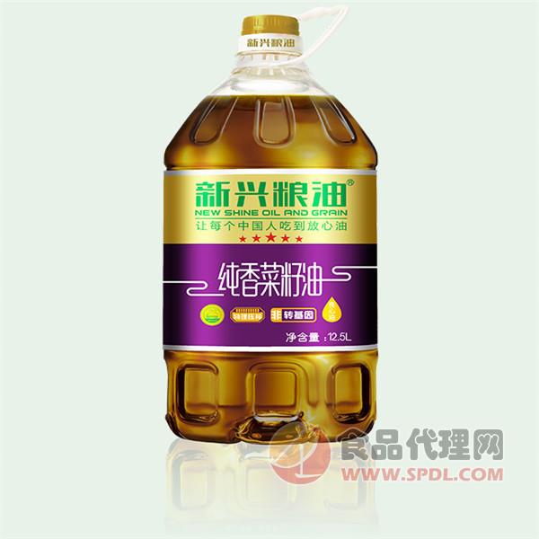 新兴粮油纯香菜籽油12.5L