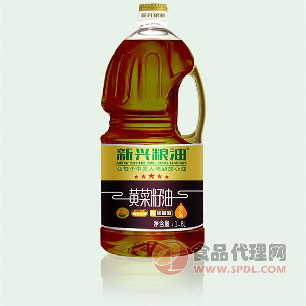 新兴粮油黄菜籽油1.8L