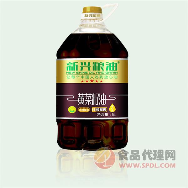 新兴粮油黄菜籽油5L