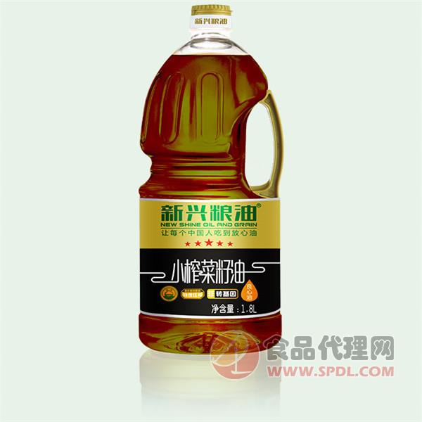 新兴粮油小榨菜籽油1.8L