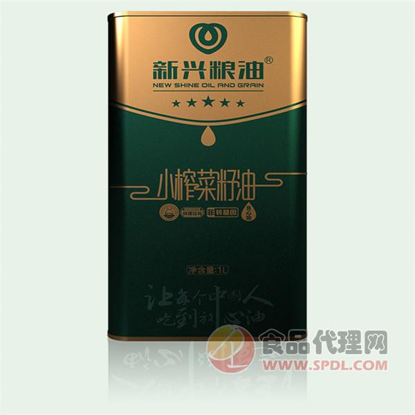 新兴粮油小榨菜籽油1L