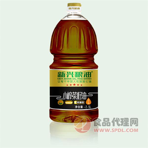 新兴粮油小榨菜籽油2.5L