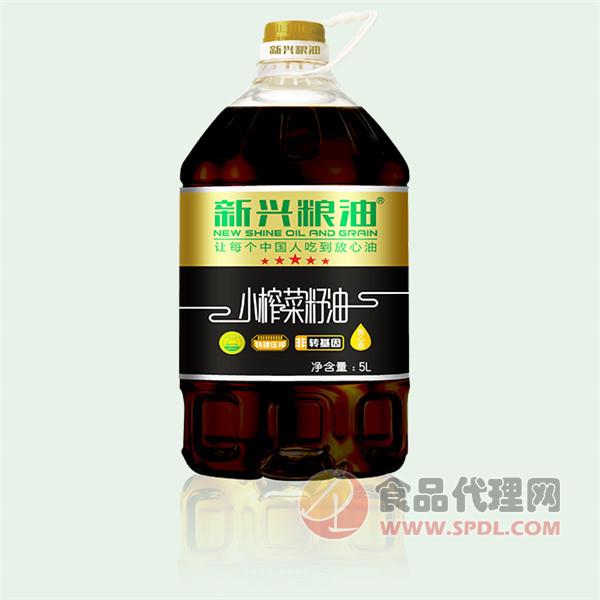 新兴粮油小榨菜籽油5L
