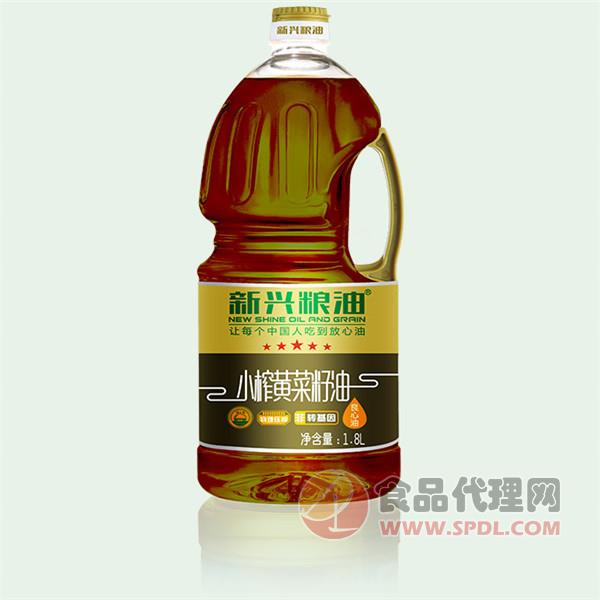 新兴粮油小榨黄菜籽油1.8L