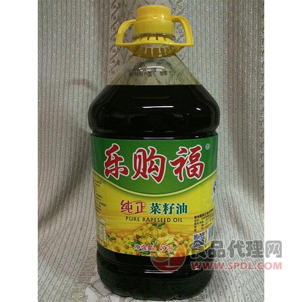 乐购福纯正菜籽油5L