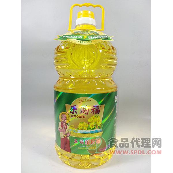 乐购福压榨油菜籽油5L