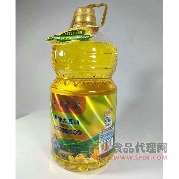 幸福家庭原香大豆油5L