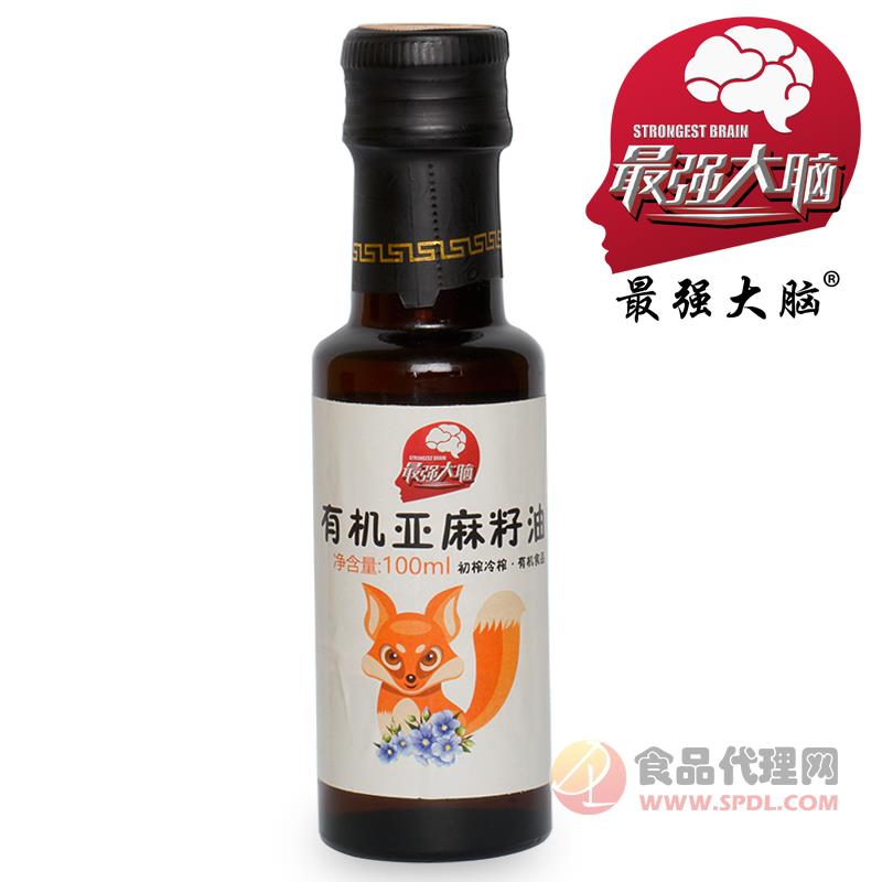 *强大脑食用油/有机亚麻籽油100ml