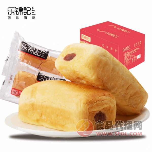 乐锦记注心面包撕趣凤梨面包320g