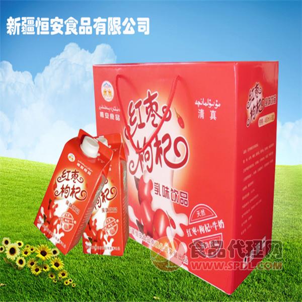 恒安红枣枸杞植物蛋白饮品箱装