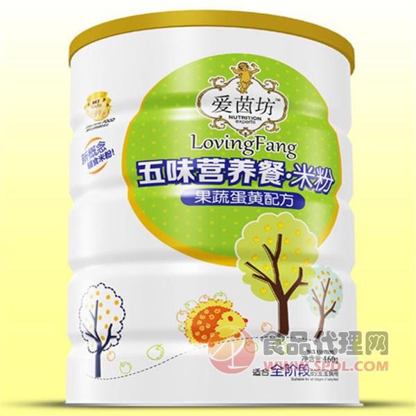 爱茵坊果蔬蛋黄五味营养餐米粉460g