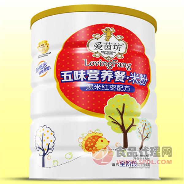 爱茵坊黑米红枣五味营养餐米粉460g