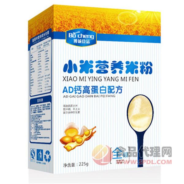 博诚AD钙高蛋白配方小米营养米粉全段225g