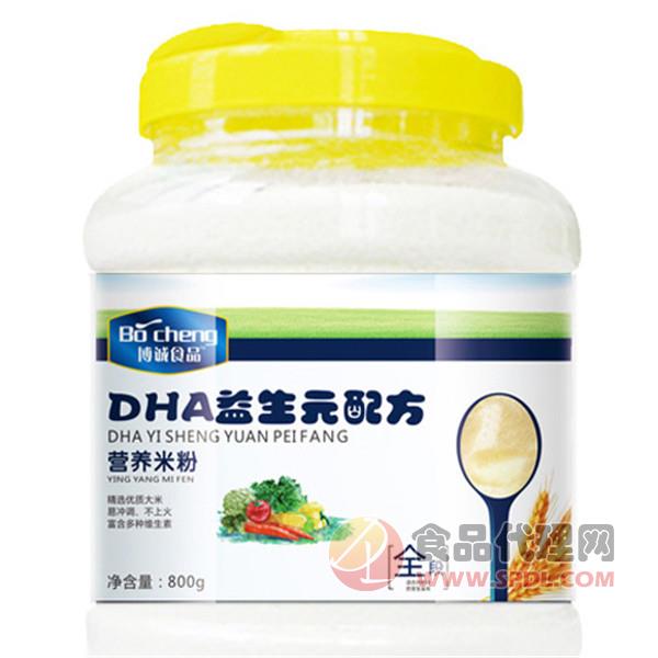 博诚DHA益生元配方营养米粉全段800g