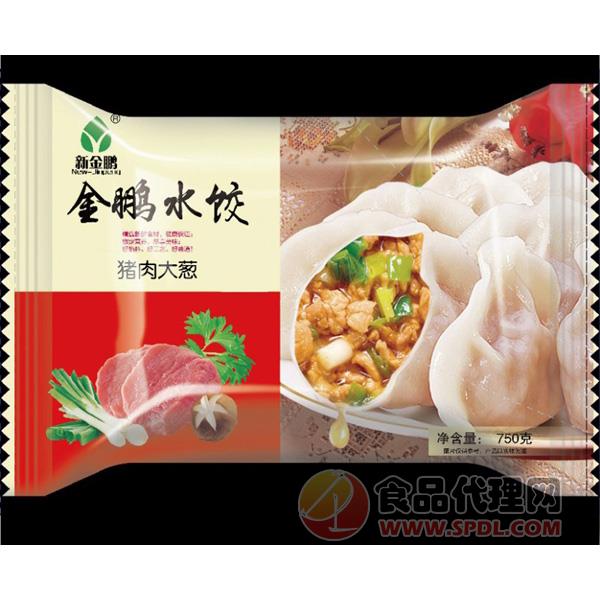 新金鹏猪肉大葱水饺750g