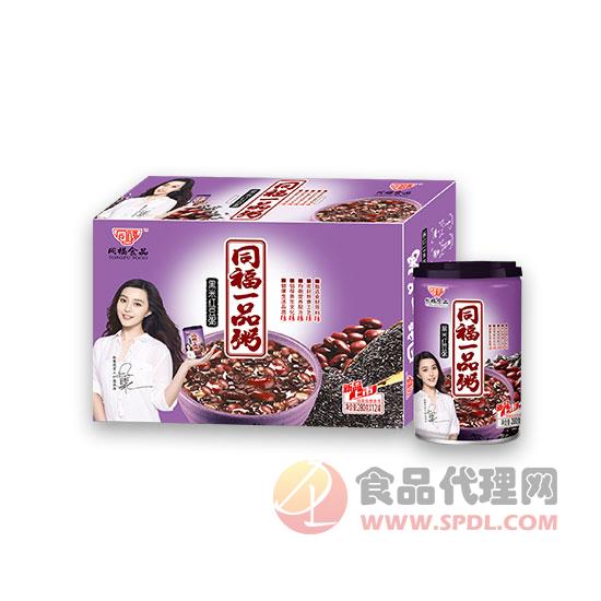 同福一品粥黑糖黑米红豆罐粥箱装