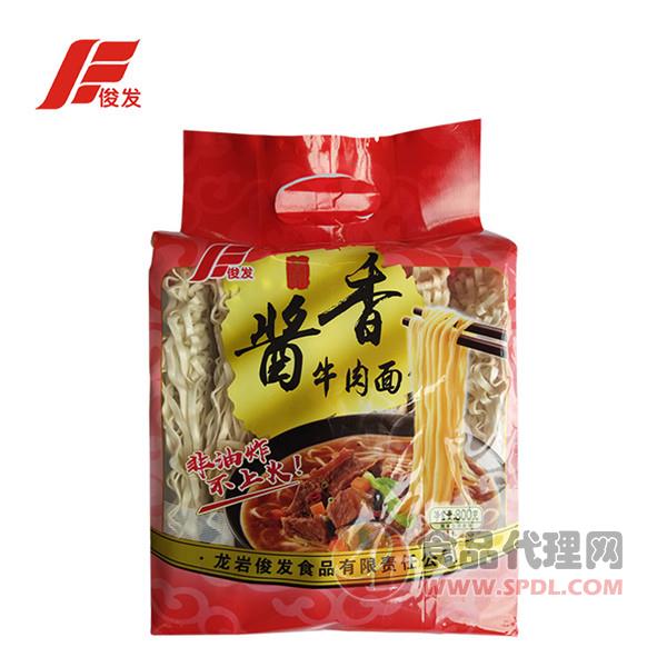 俊发酱香牛肉面800g