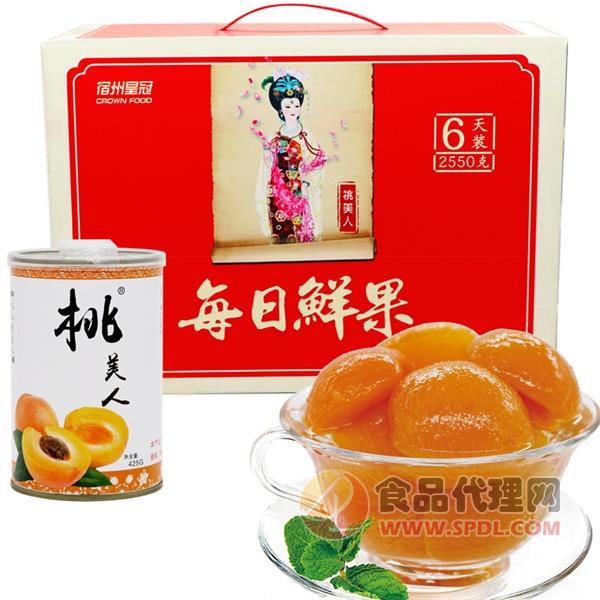 桃美人每日鲜果杏罐头礼盒